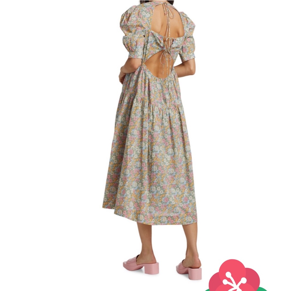 En Saison Floral Print Mid Dress